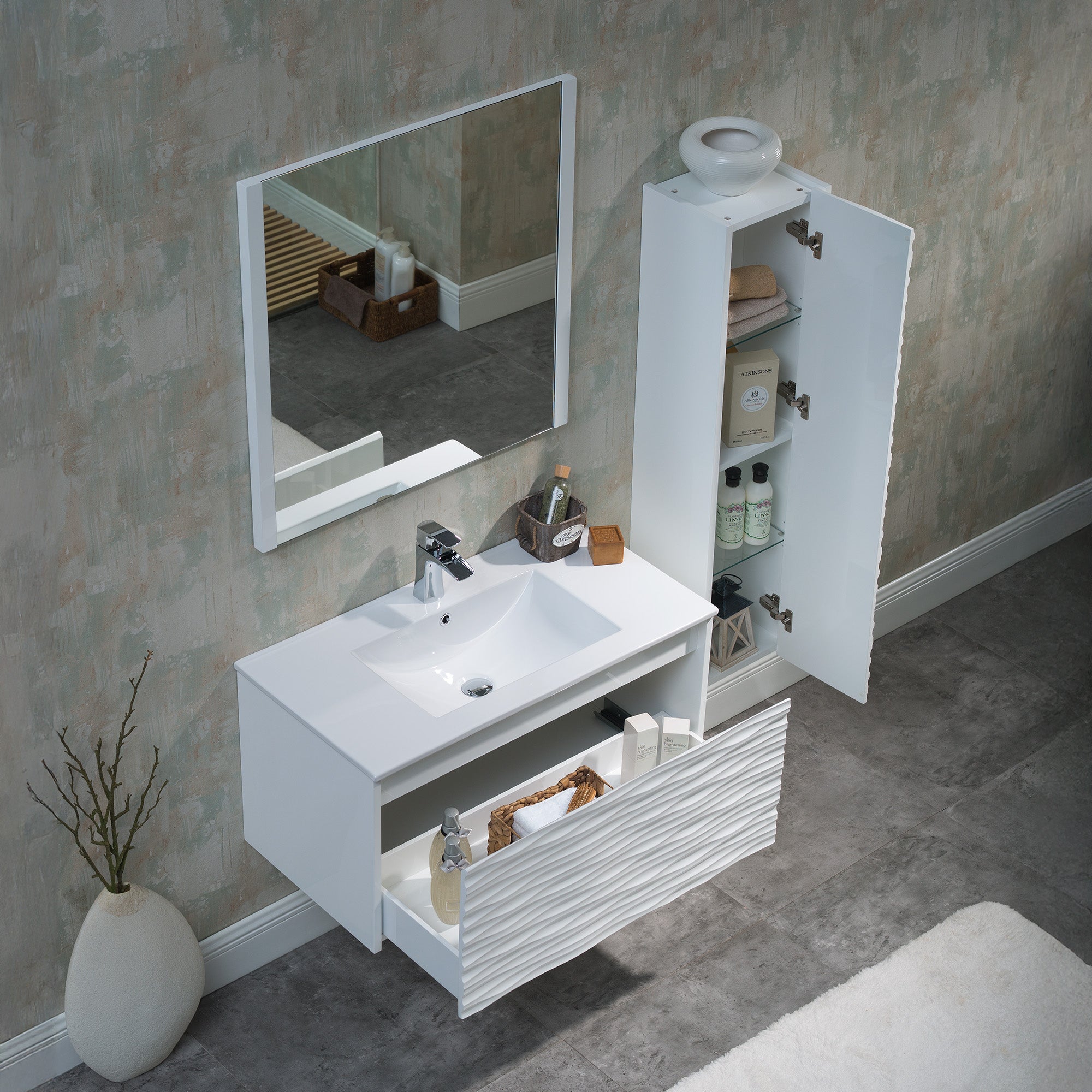 Blossom Paris 008 Vanity Cabinet Only (V8008 Series)