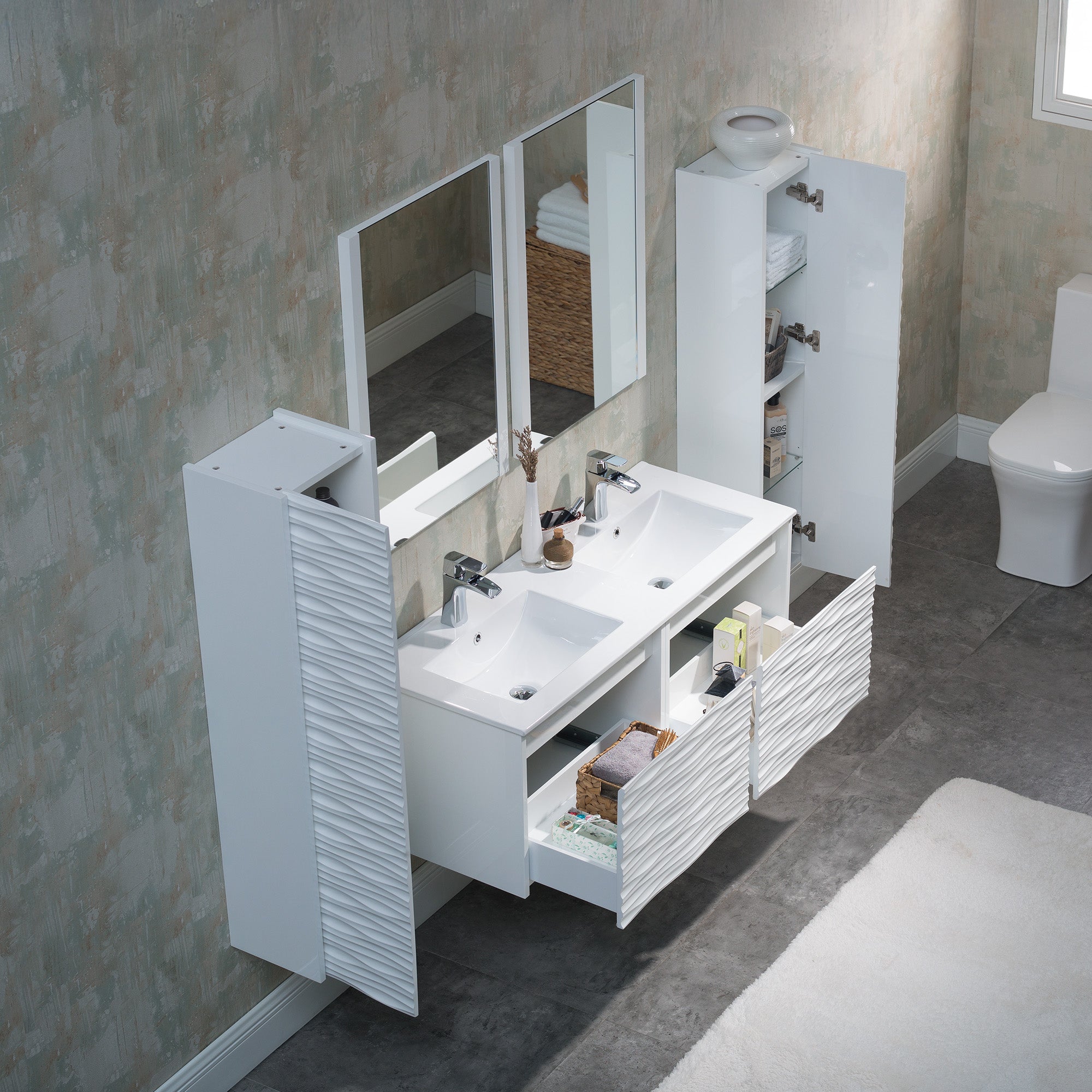 Blossom Paris 008 Vanity Cabinet Only (V8008 Series)