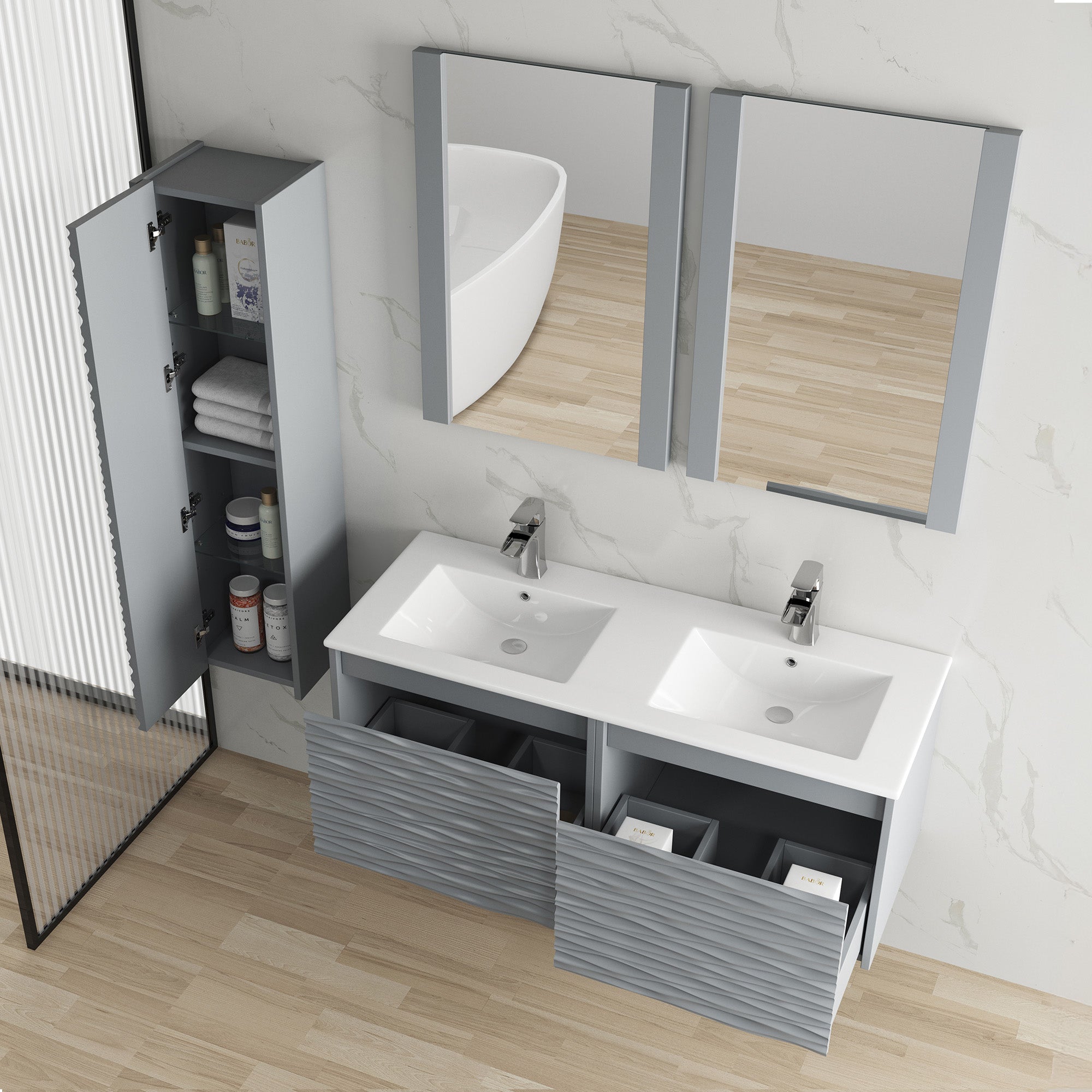 Blossom Paris 008 Vanity Cabinet Only (V8008 Series)