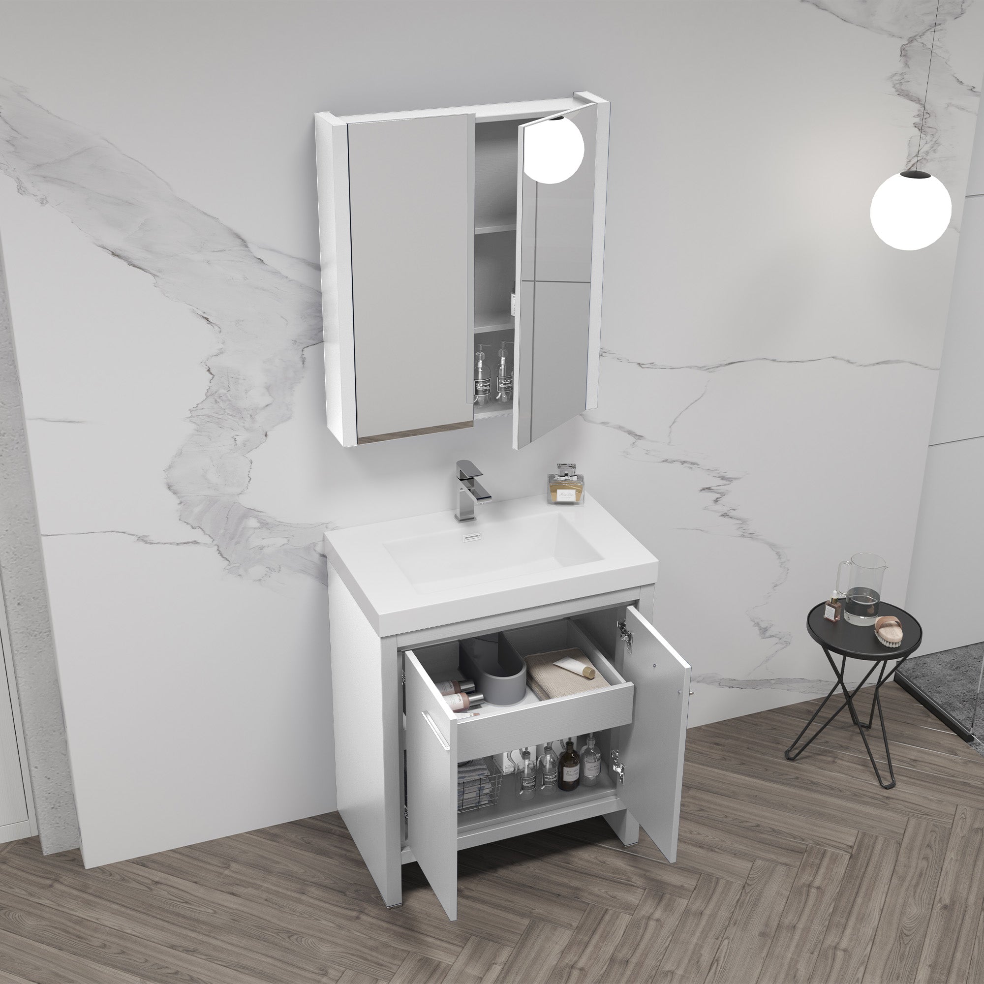 Blossom Milan 014 Vanity Cabinet Only (V8014 Series)