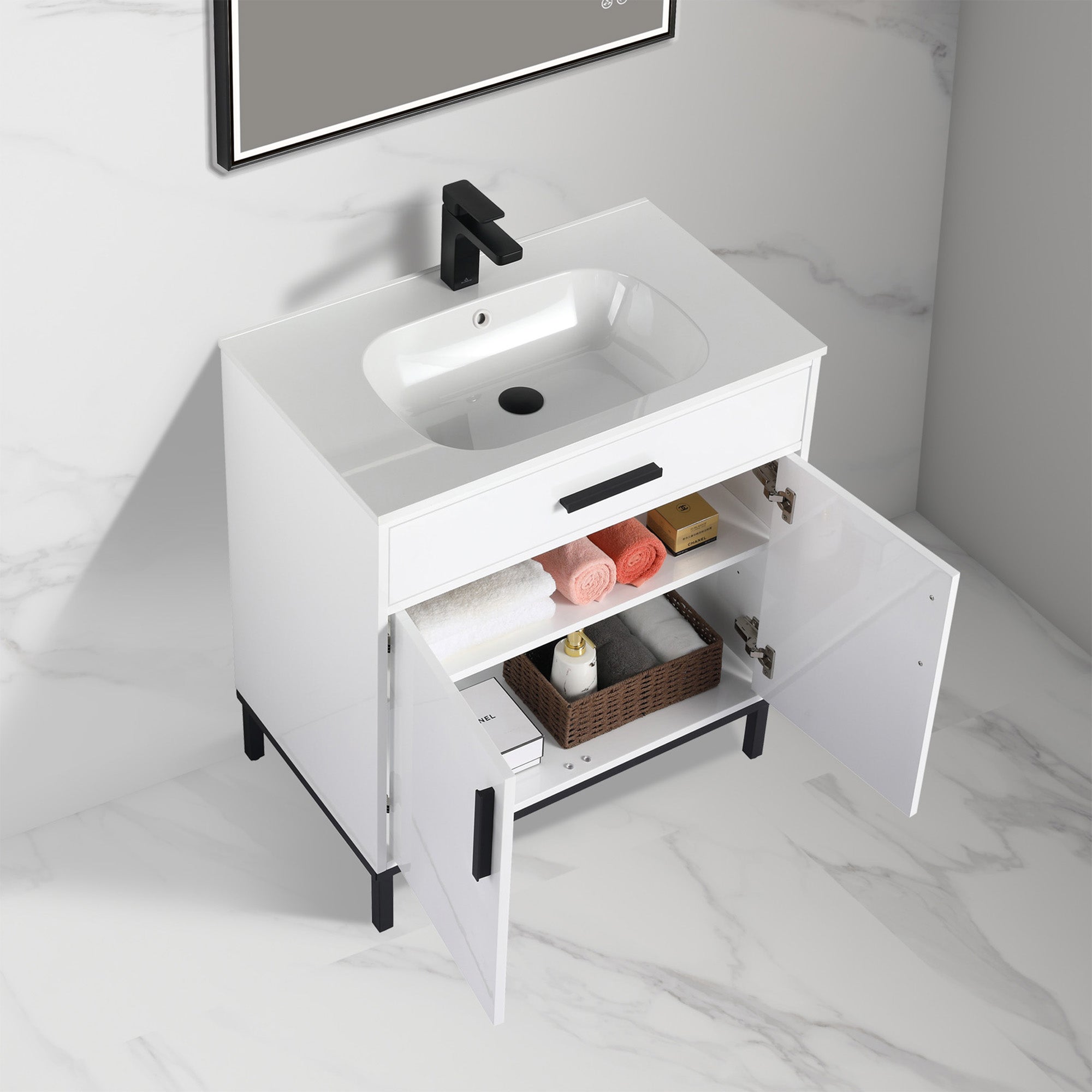Blossom Lisbon 048 Vanity Cabinet Only (V8048 Series)