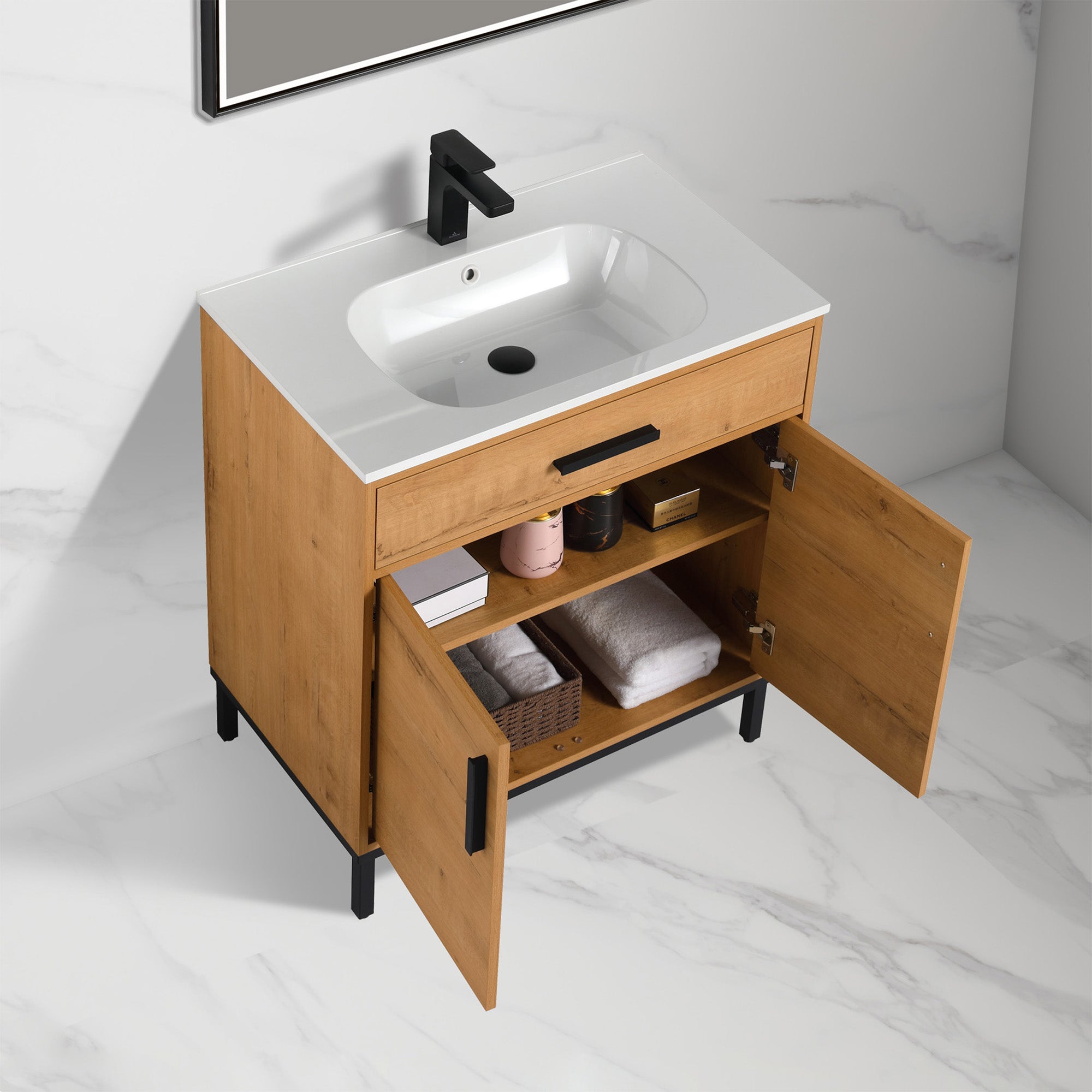 Blossom Lisbon 048 Vanity Cabinet Only (V8048 Series)