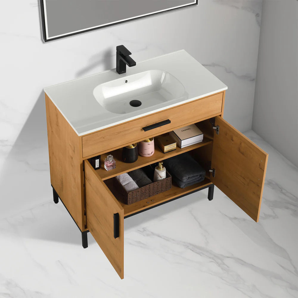 Lisbon 048 Vanity with SMC Sink (Knock-Down Assembly)