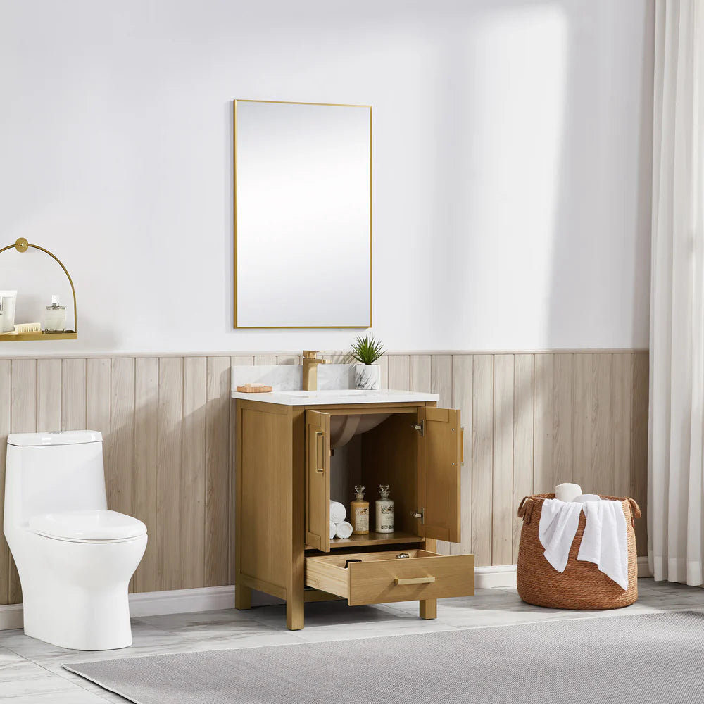 Blossom Basel 049 Vanity Cabinet Only (V8049 Series) – Solid Wood Soft-Close Bathroom Vanity Base