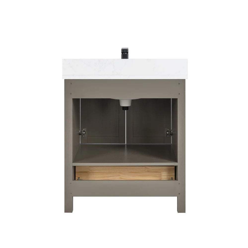 Blossom Basel 049 Vanity Cabinet Only (V8049 Series) – Solid Wood Soft-Close Bathroom Vanity Base