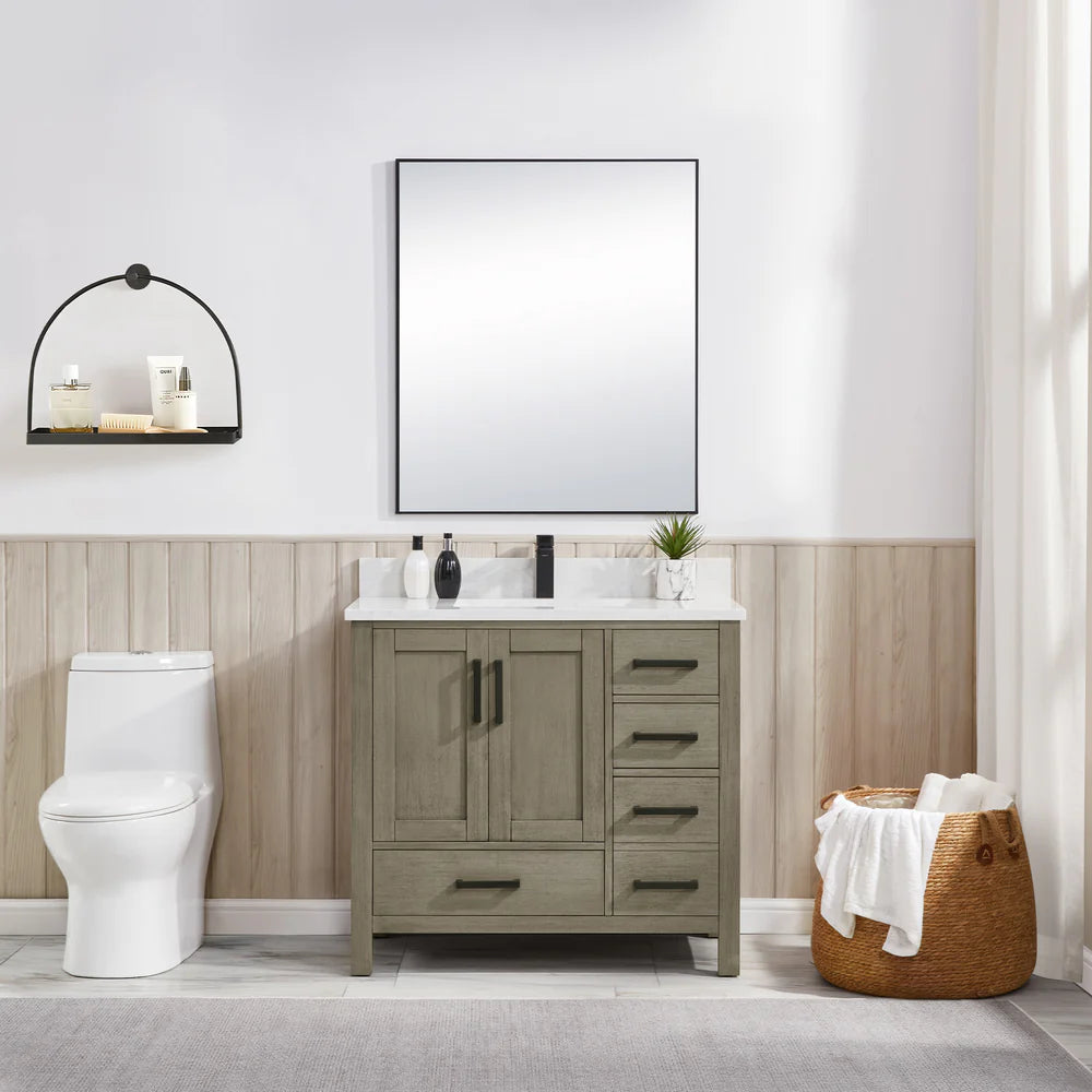 Blossom Basel 049 Vanity Cabinet Only (V8049 Series) – Solid Wood Soft-Close Bathroom Vanity Base