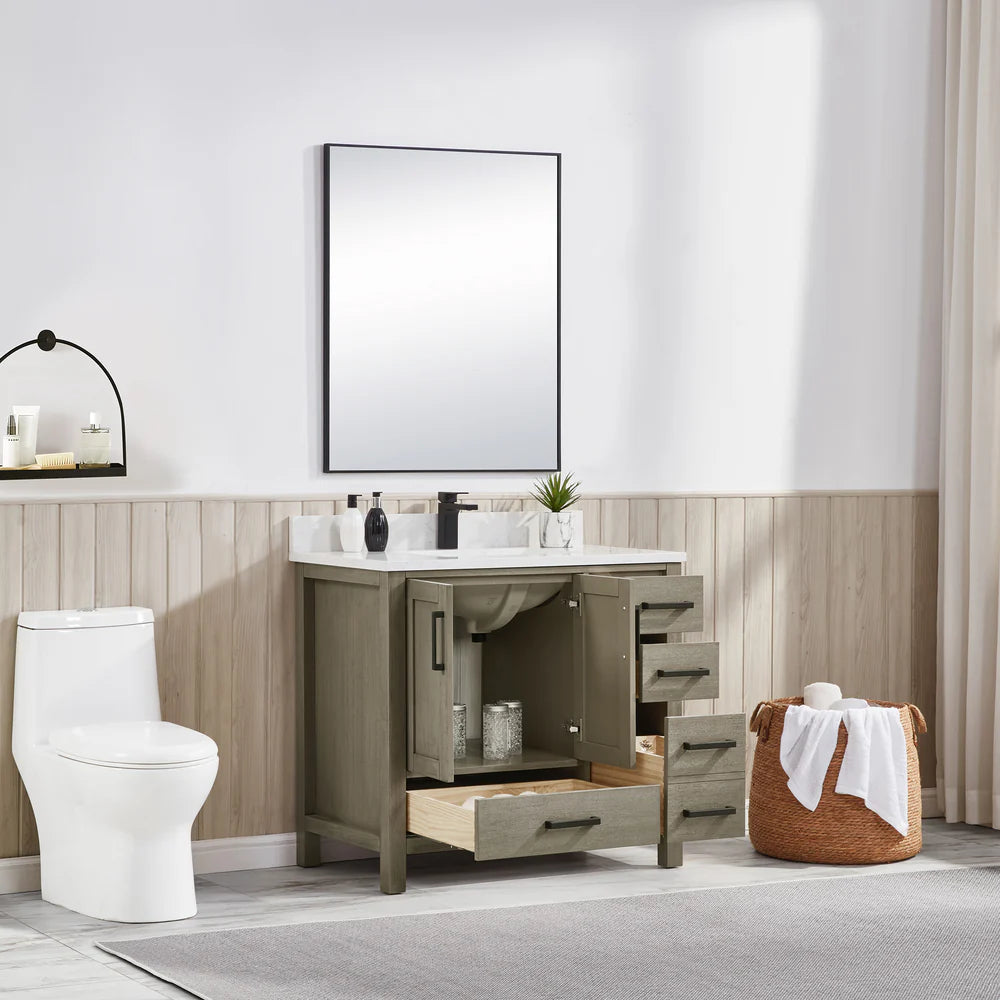 Blossom Basel 049 Vanity Cabinet Only (V8049 Series) – Solid Wood Soft-Close Bathroom Vanity Base