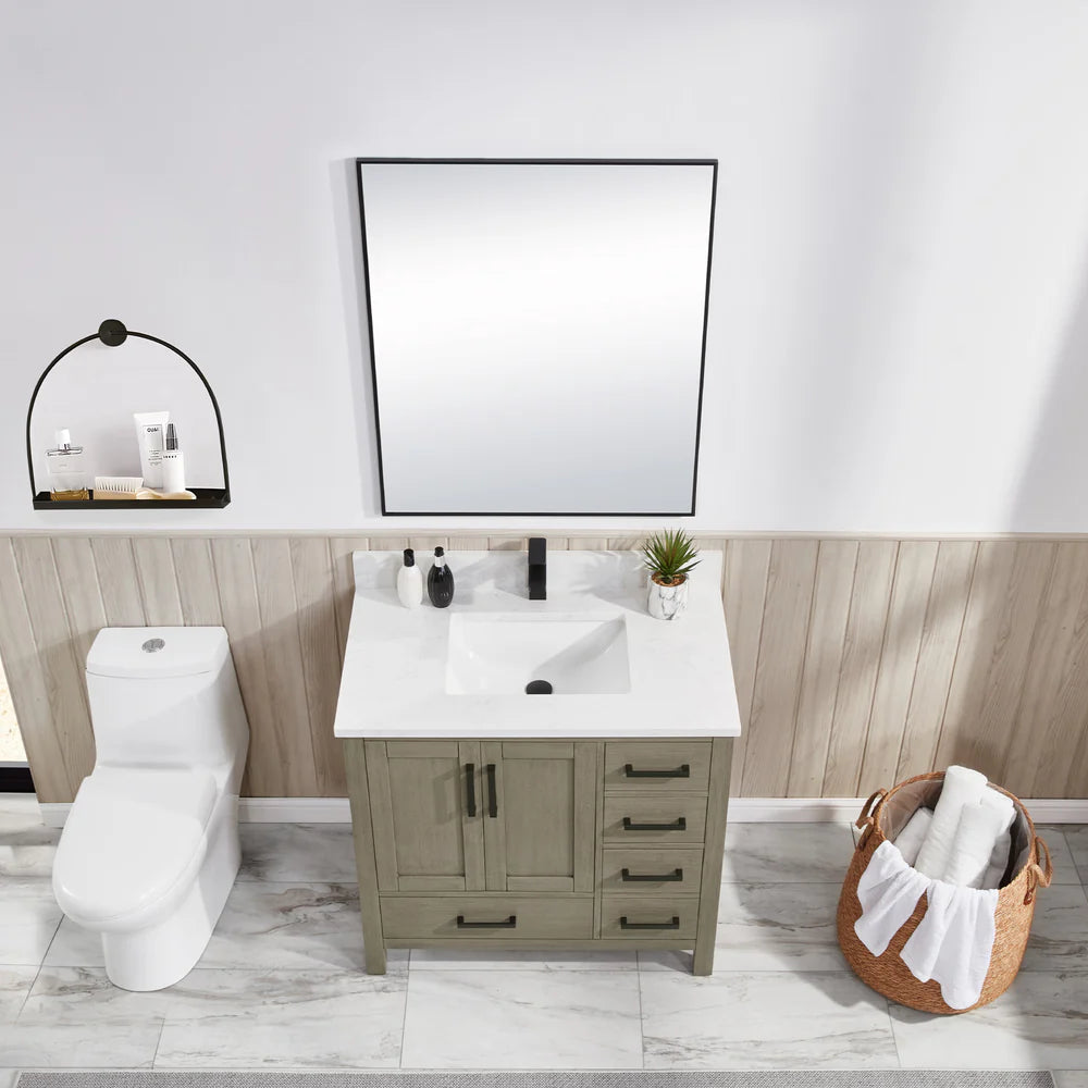 Blossom Basel 049 Vanity Cabinet Only (V8049 Series) – Solid Wood Soft-Close Bathroom Vanity Base