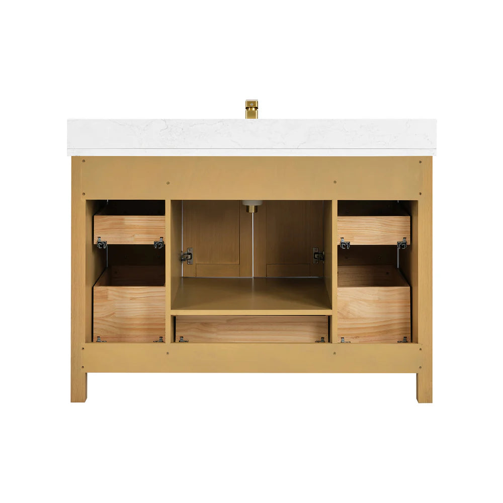 Blossom Basel 049 Vanity Cabinet Only (V8049 Series) – Solid Wood Soft-Close Bathroom Vanity Base