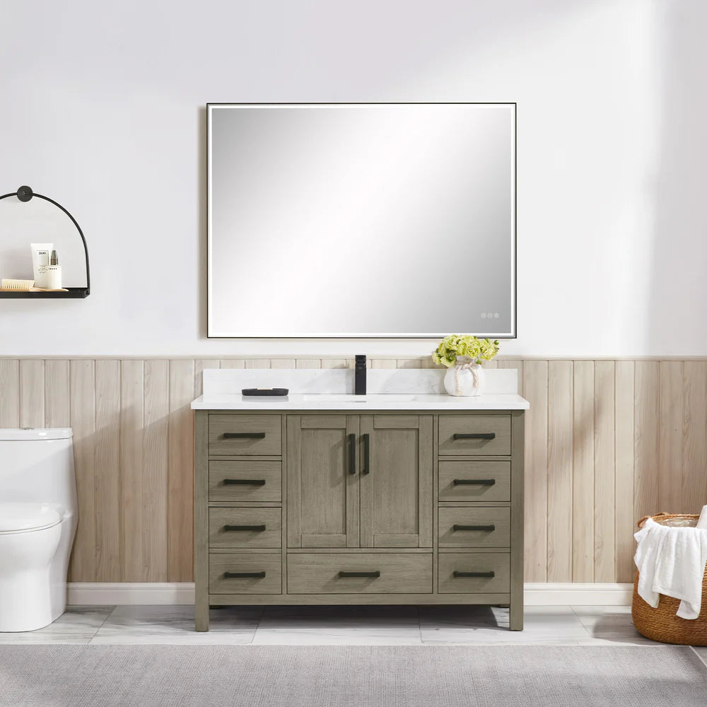 Blossom Basel 049 Vanity Cabinet Only (V8049 Series) – Solid Wood Soft-Close Bathroom Vanity Base