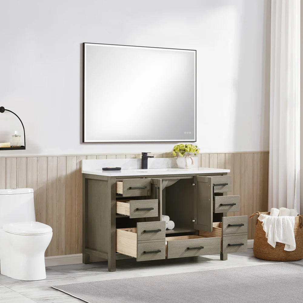Blossom Basel 049 Vanity Cabinet Only (V8049 Series) – Solid Wood Soft-Close Bathroom Vanity Base