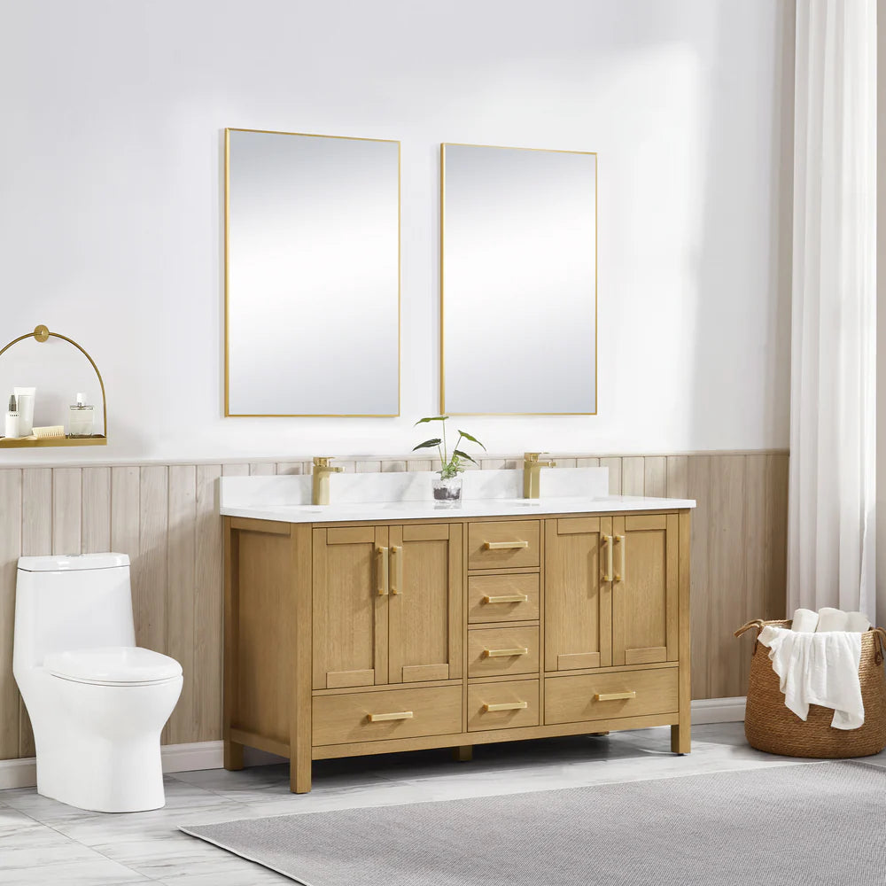 Blossom Basel 049 Vanity Cabinet Only (V8049 Series) – Solid Wood Soft-Close Bathroom Vanity Base