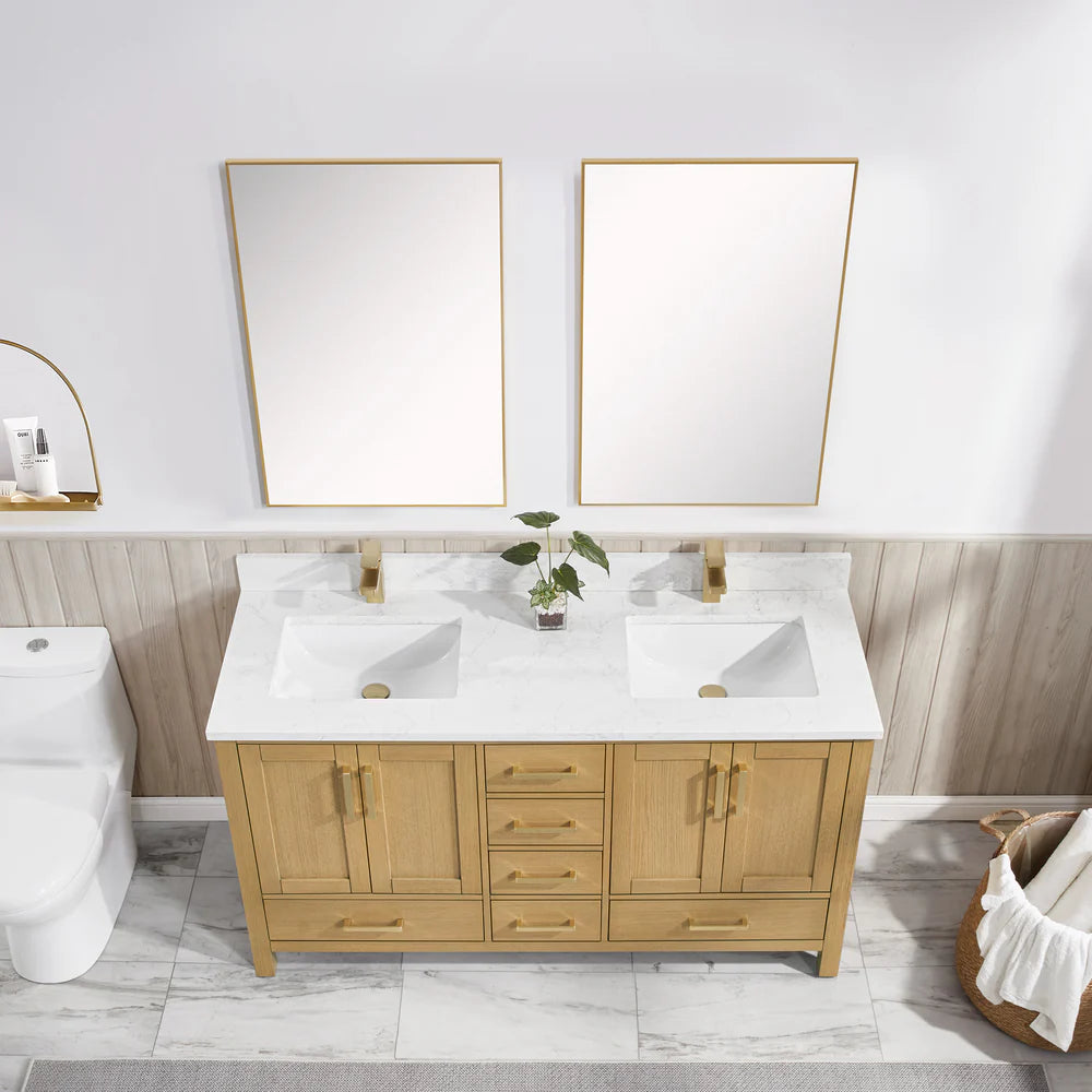 Blossom Basel 049 Vanity Cabinet Only (V8049 Series) – Solid Wood Soft-Close Bathroom Vanity Base