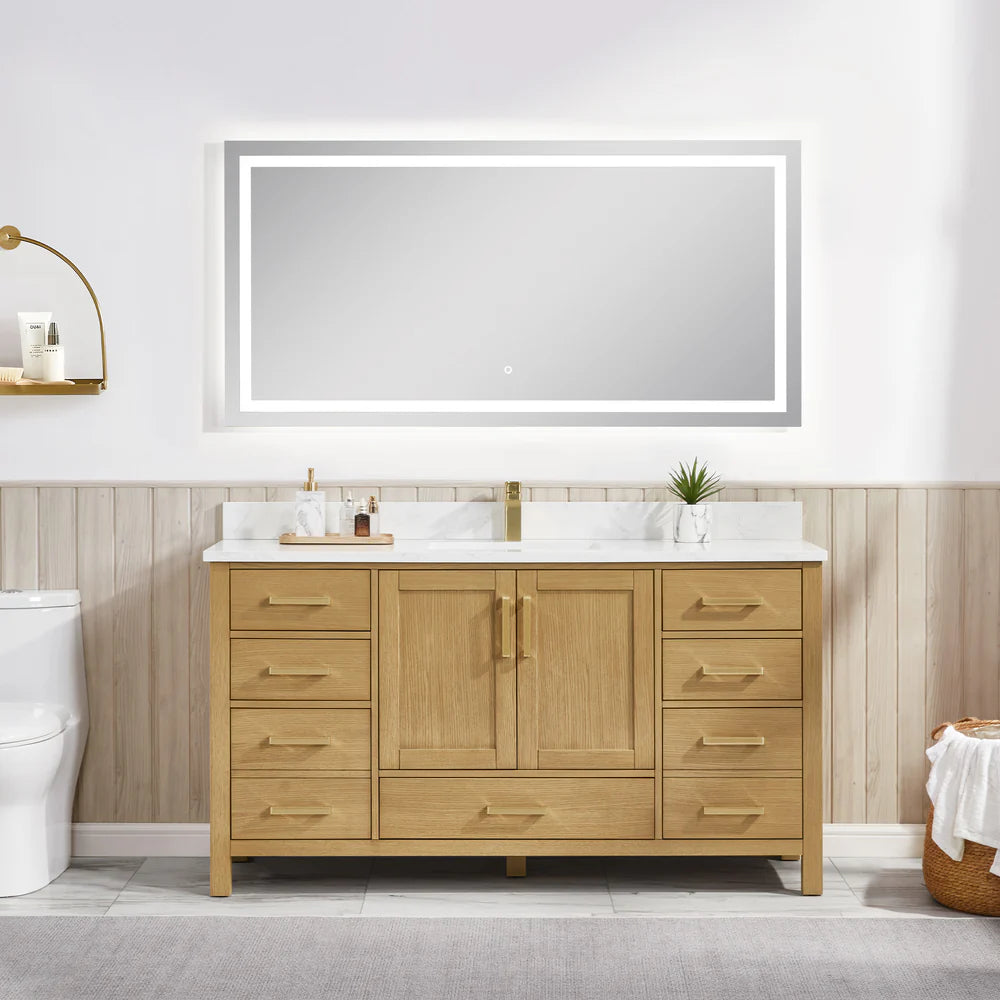 Blossom Basel 049 Vanity Cabinet Only (V8049 Series) – Solid Wood Soft-Close Bathroom Vanity Base