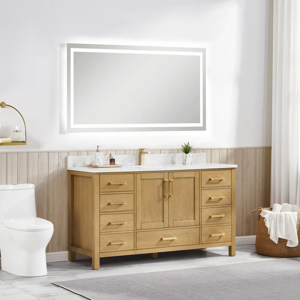 Blossom Basel 049 Vanity Cabinet Only (V8049 Series) – Solid Wood Soft-Close Bathroom Vanity Base
