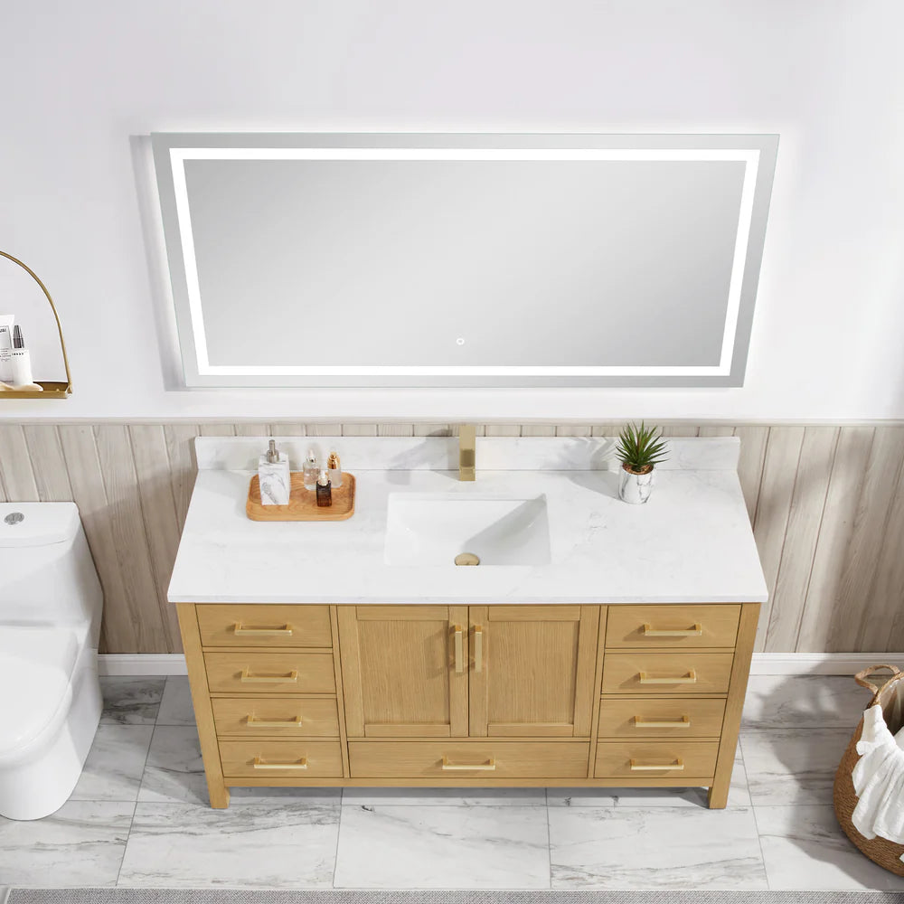 Blossom Basel 049 Vanity Cabinet Only (V8049 Series) – Solid Wood Soft-Close Bathroom Vanity Base