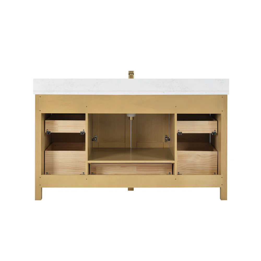 Blossom Basel 049 Vanity Cabinet Only (V8049 Series) – Solid Wood Soft-Close Bathroom Vanity Base