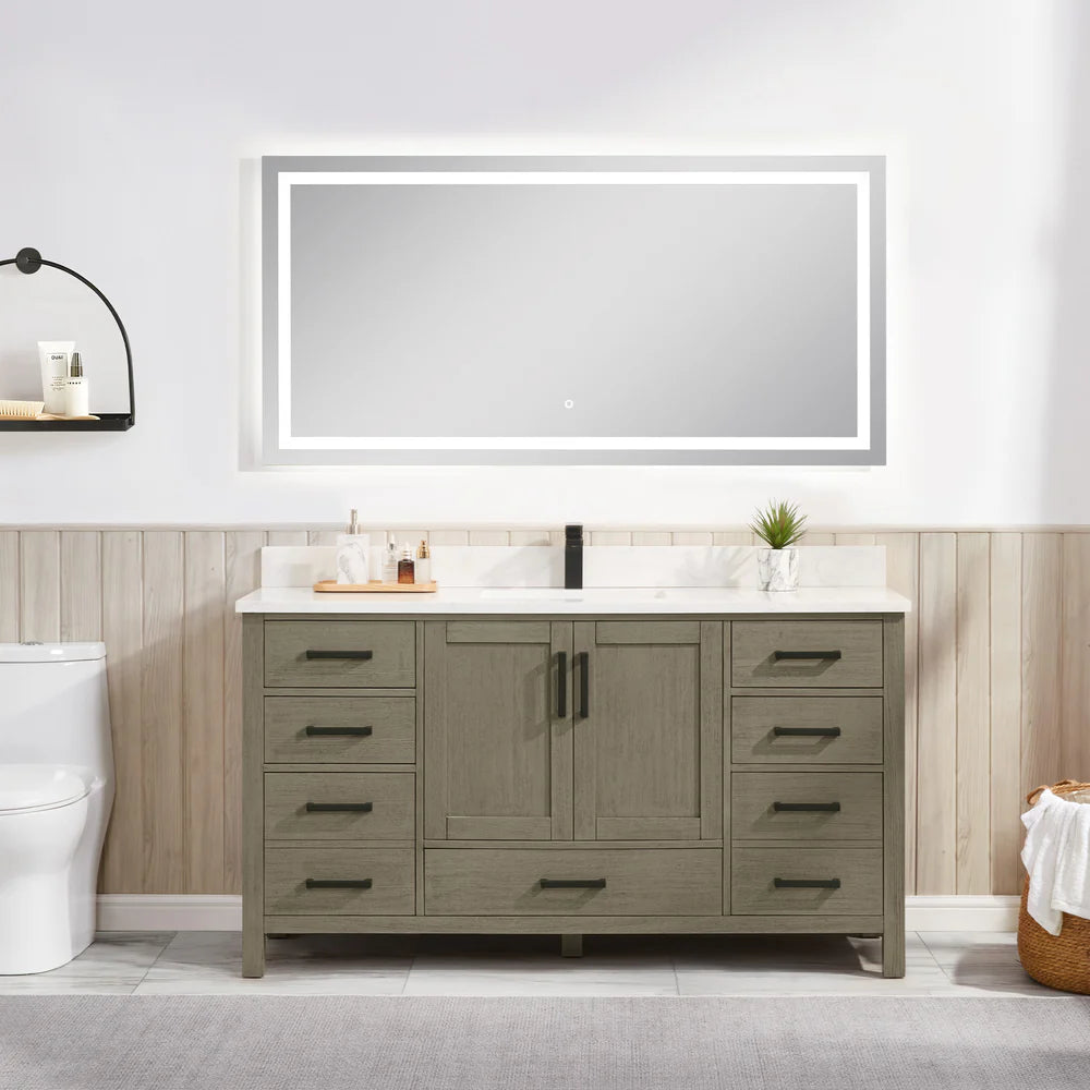Blossom Basel 049 Vanity Cabinet Only (V8049 Series) – Solid Wood Soft-Close Bathroom Vanity Base
