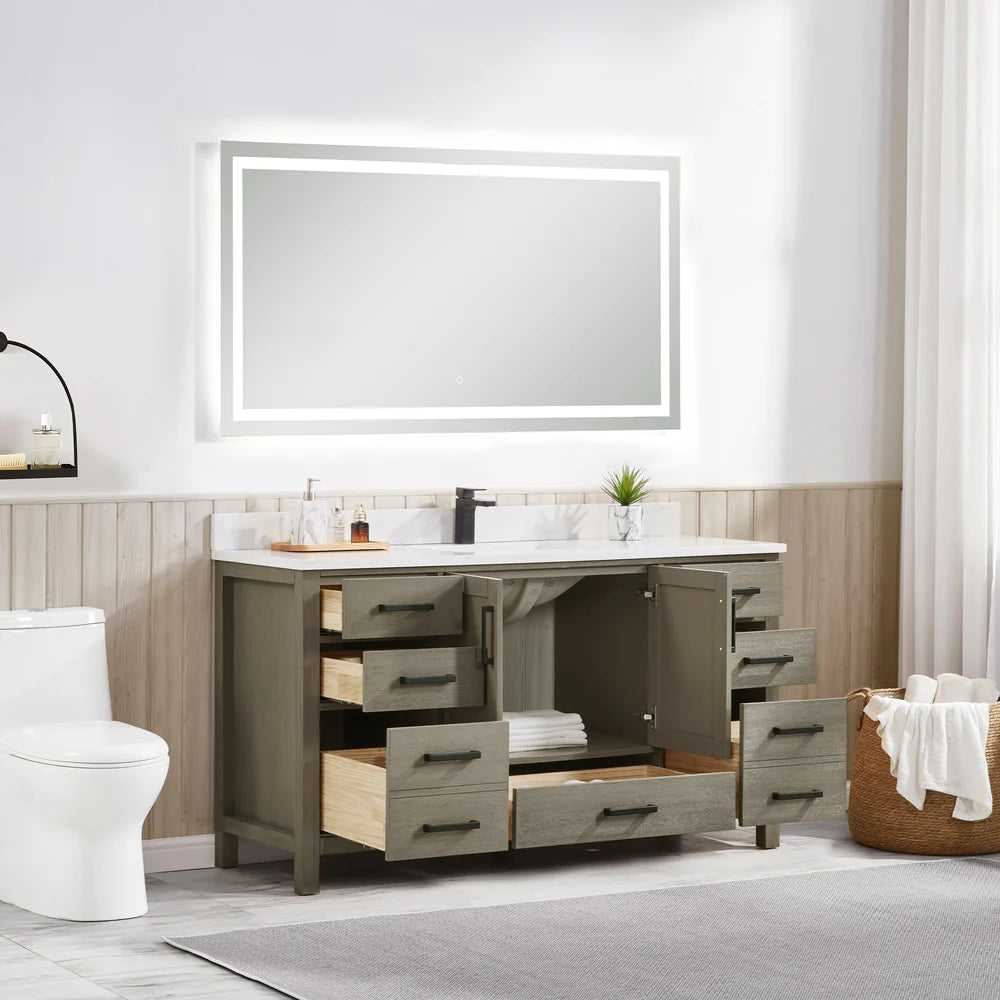 Blossom Basel 049 Vanity Cabinet Only (V8049 Series) – Solid Wood Soft-Close Bathroom Vanity Base