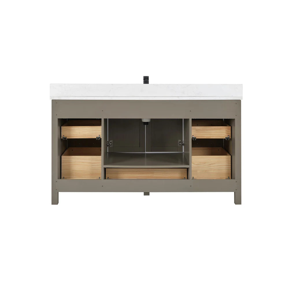 Blossom Basel 049 Vanity Cabinet Only (V8049 Series) – Solid Wood Soft-Close Bathroom Vanity Base