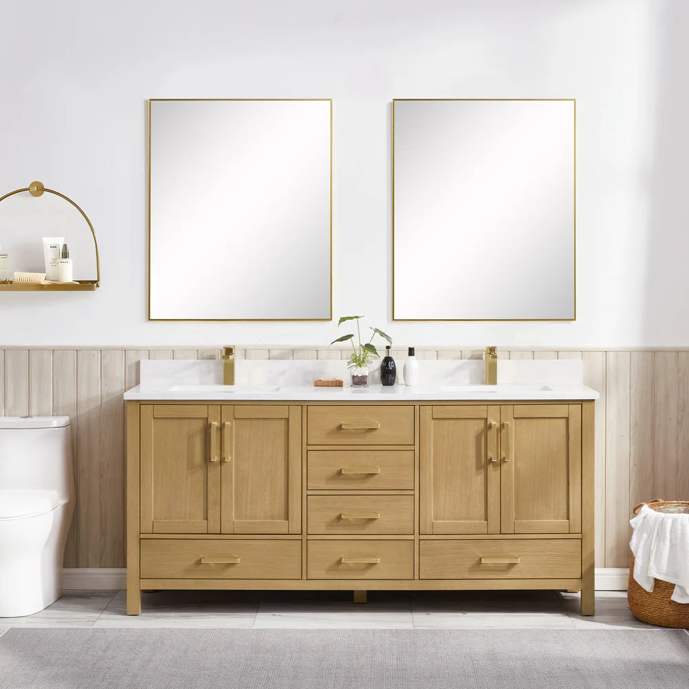 Blossom Basel 049 Vanity Cabinet Only (V8049 Series) – Solid Wood Soft-Close Bathroom Vanity Base