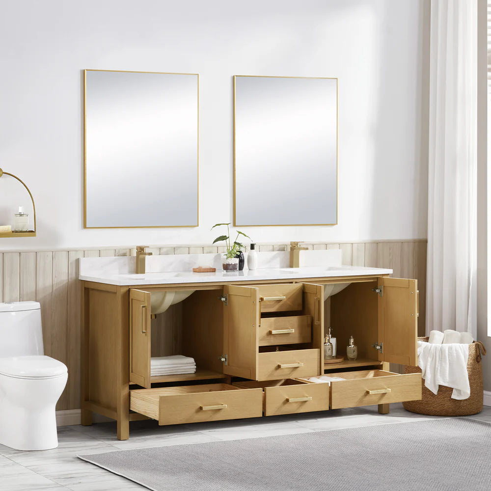 Blossom Basel 049 Vanity Cabinet Only (V8049 Series) – Solid Wood Soft-Close Bathroom Vanity Base