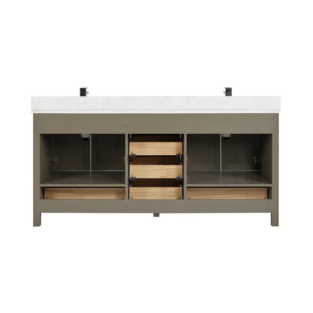 Blossom Basel 049 Vanity Cabinet Only (V8049 Series) – Solid Wood Soft-Close Bathroom Vanity Base