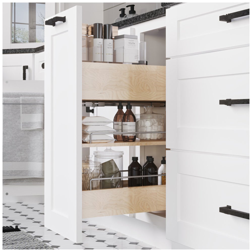 Hardware Resources 8" "No Wiggle" Soft-close Vanity Cabinet Pullout