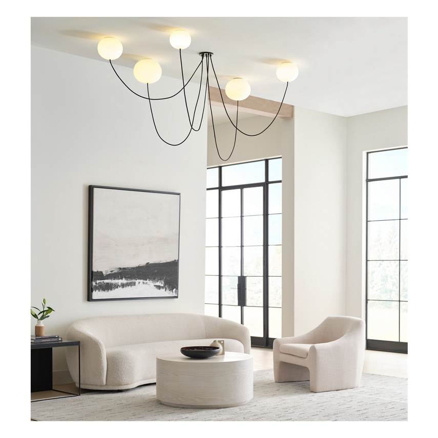 Helium Medium 5 Light Chandelier