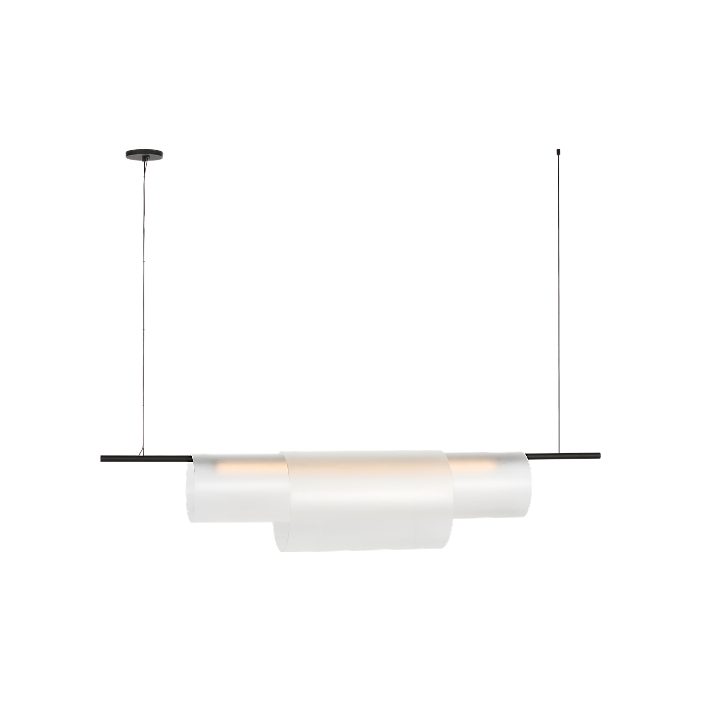 Visual Comfort Trace 60 Double Linear Chandelier