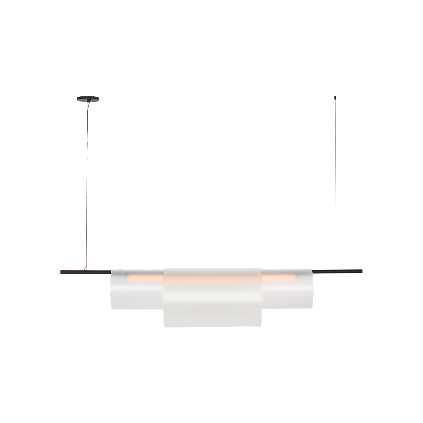 Visual Comfort Trace 60 Double Linear Chandelier