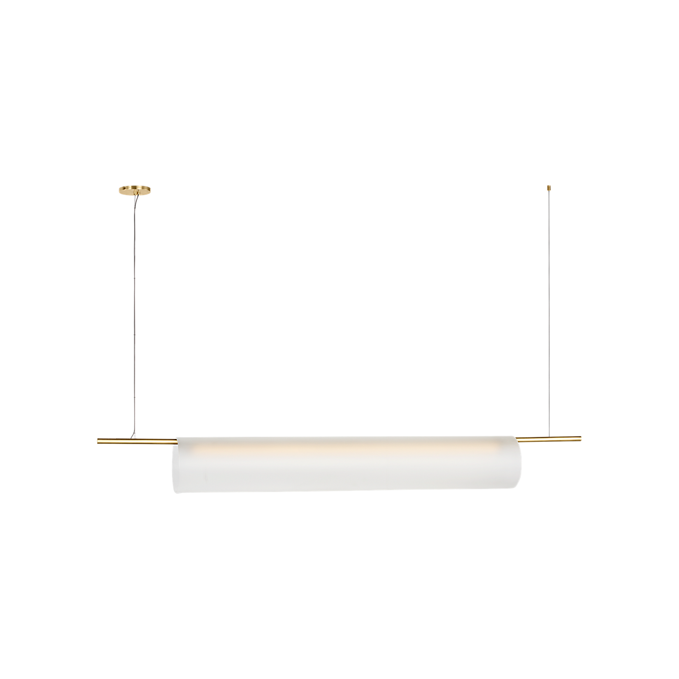 Visual Comfort Trace 72 Single Linear Chandelier