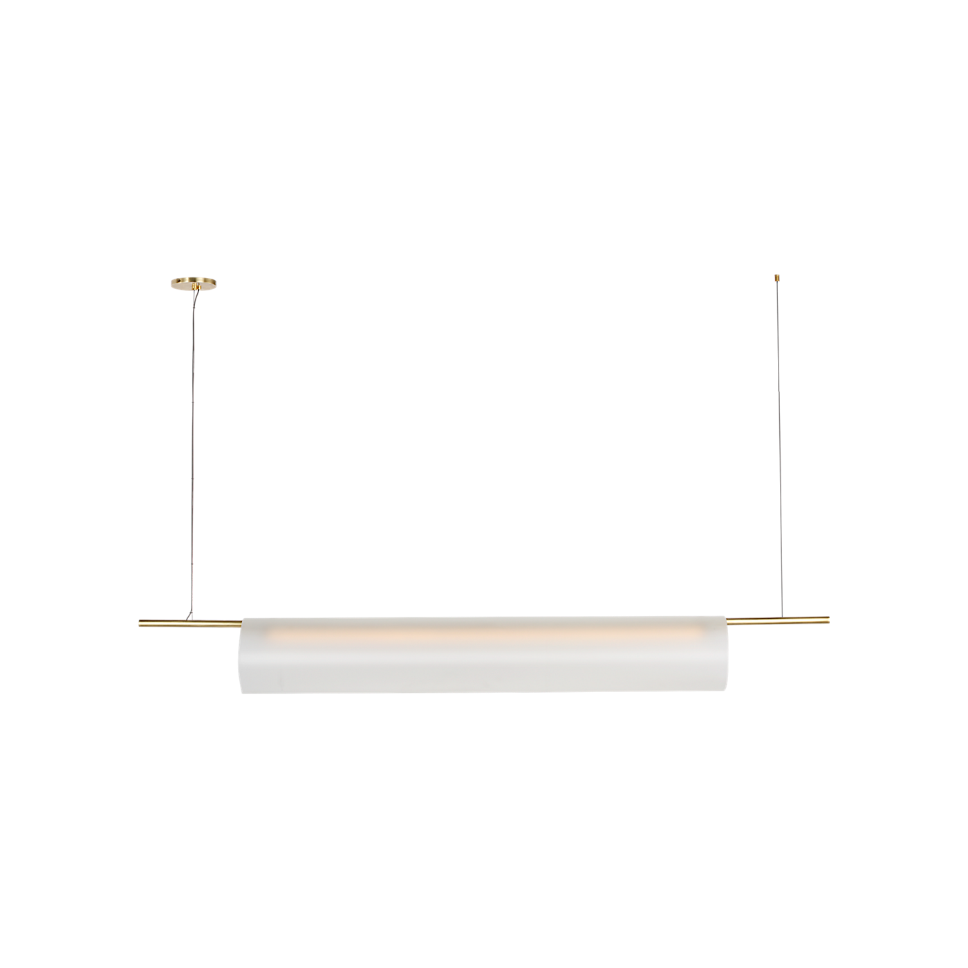 Visual Comfort Trace 72 Single Linear Chandelier