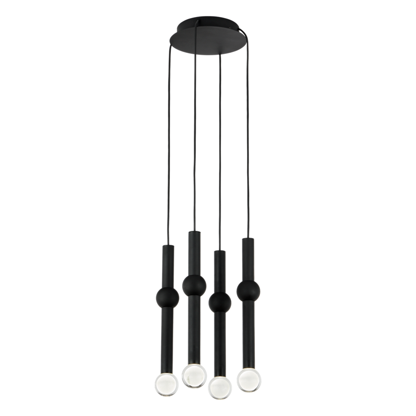 Guyed 4-Light Chandelier