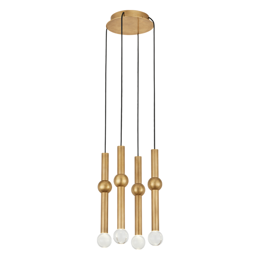 Guyed 4-Light Chandelier