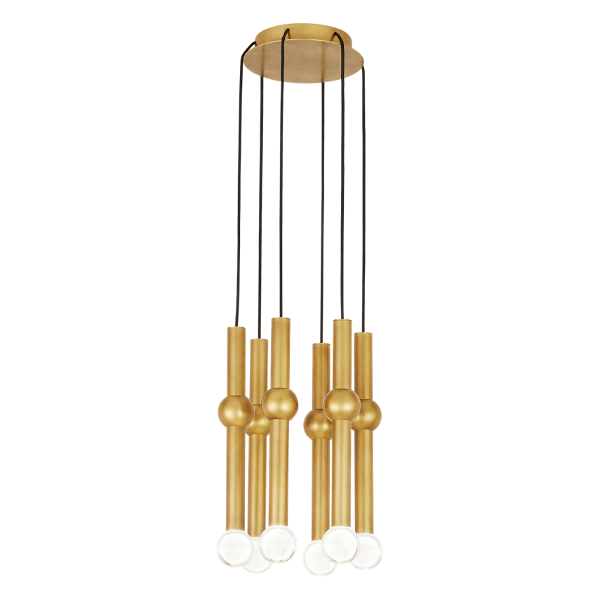 Guyed 6-Light Chandelier