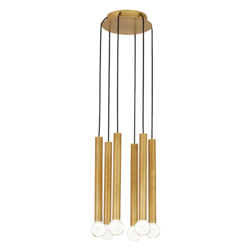 Guyed 6-Light Chandelier
