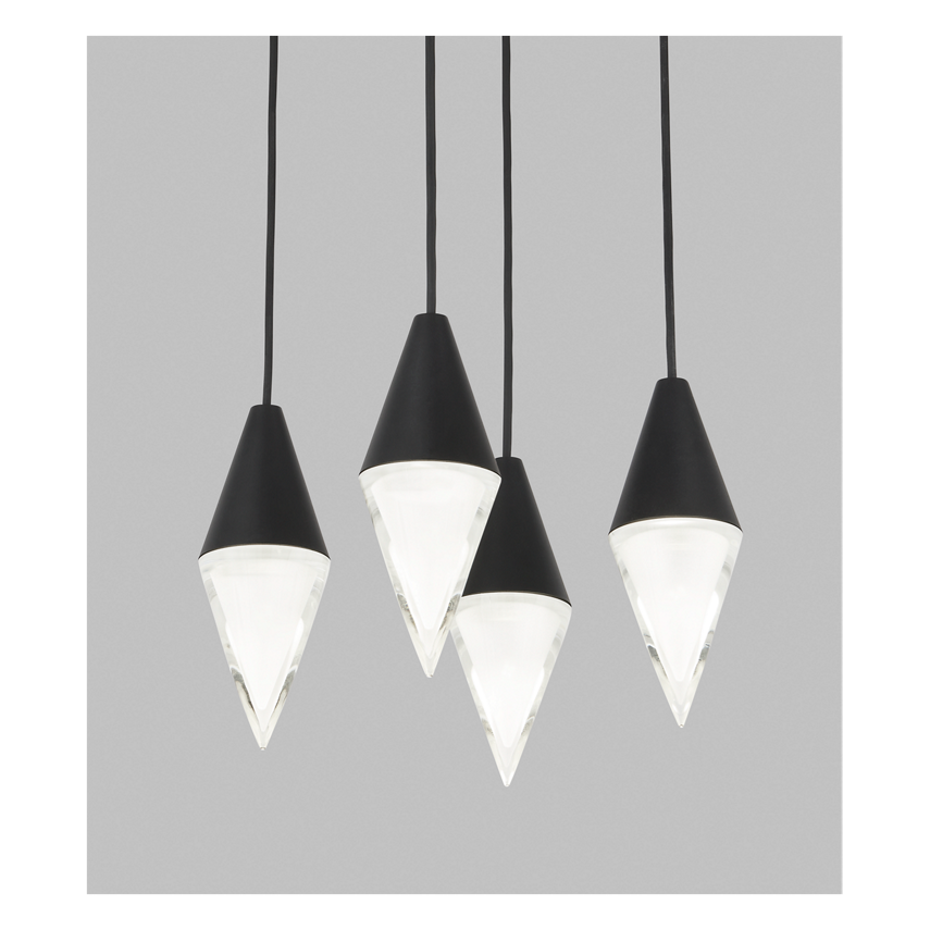Turret 4-Light Chandelier