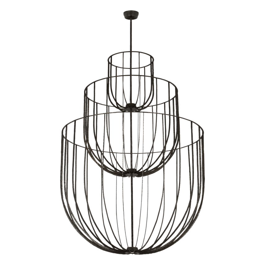 Sanchi Grande Three Tier Chandelier