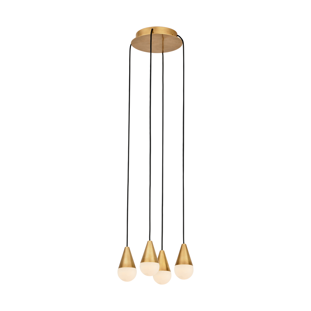 Cupola Alabaster 4-Light Chandelier