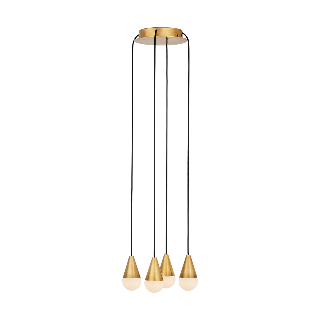 Cupola Alabaster 4-Light Chandelier