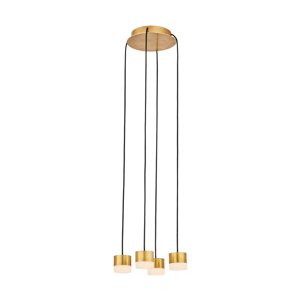Gable Alabaster 4-Light Chandelier