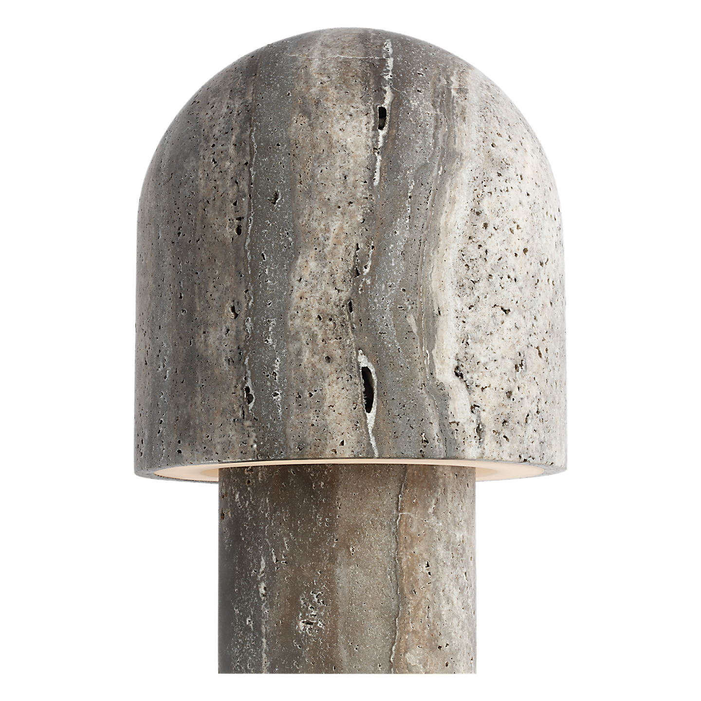 Kennett Small Travertine Table Lamp