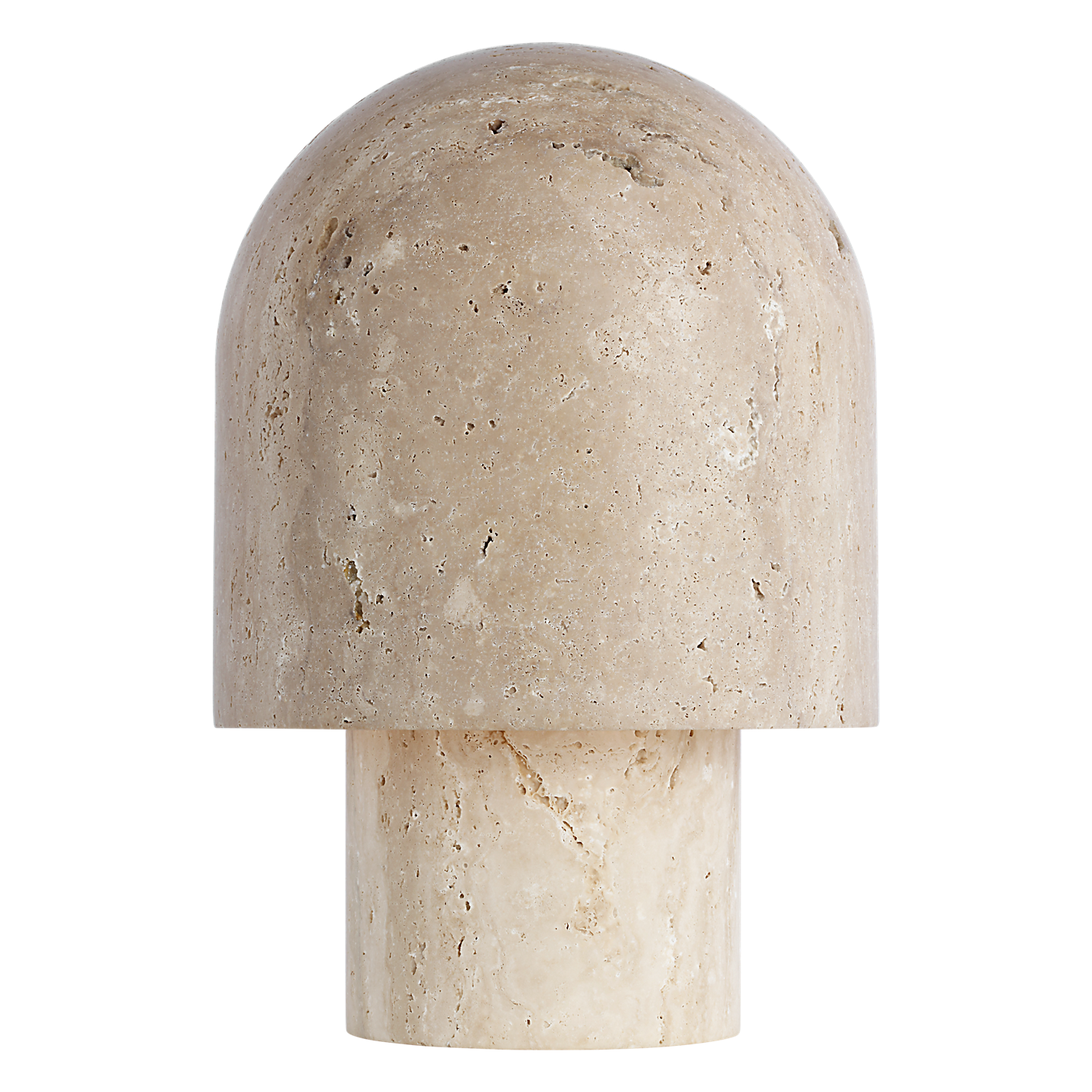 Kennett Small Travertine Table Lamp