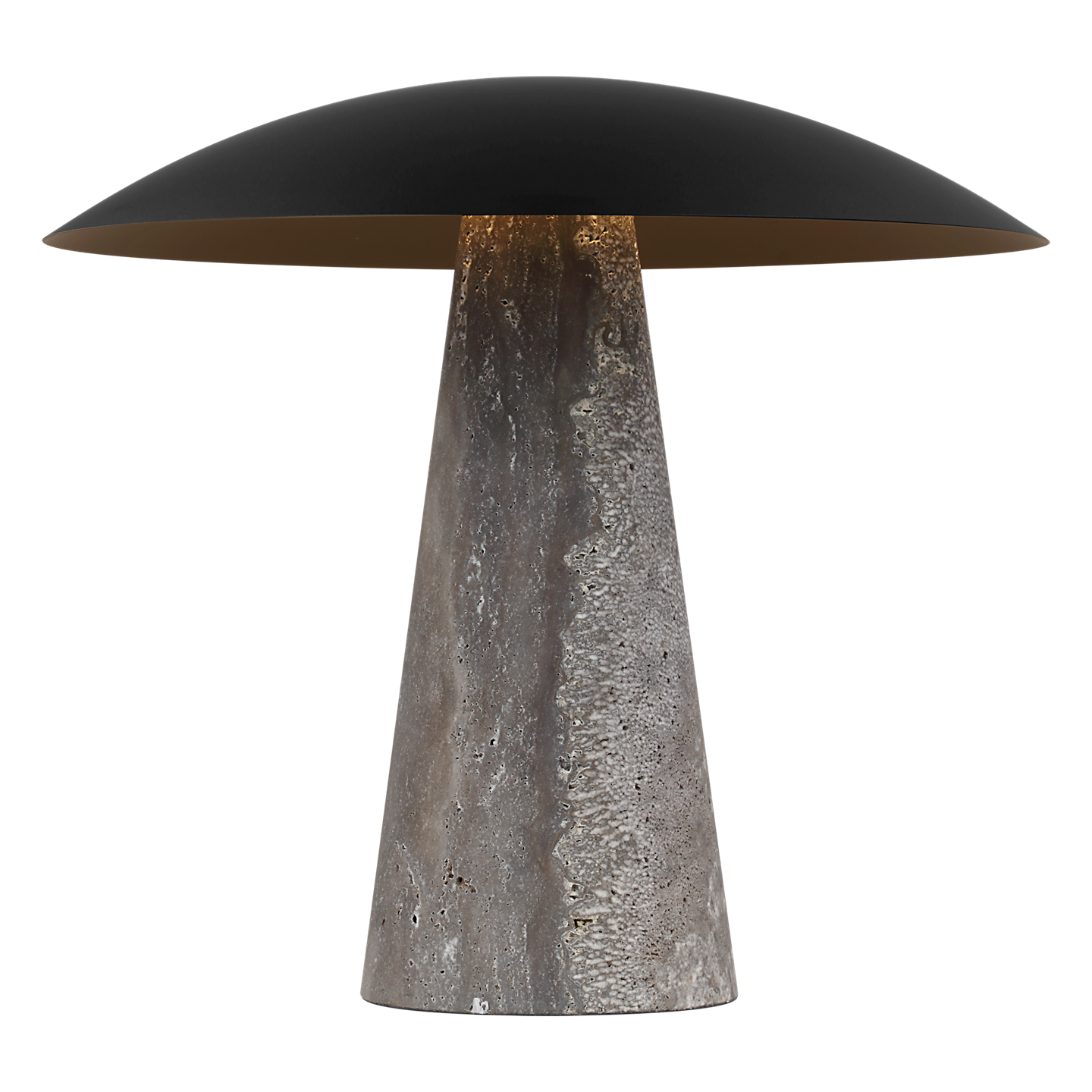 Aegis Medium Travertine Table Lamp