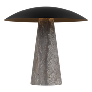 Aegis Medium Travertine Table Lamp