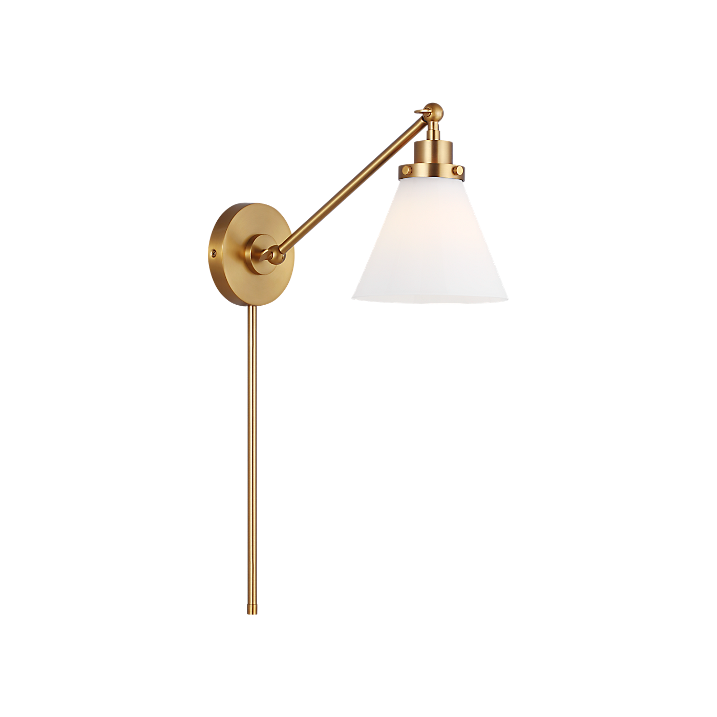 Visual Comfort Wellfleet One-Arm Cone Sconce