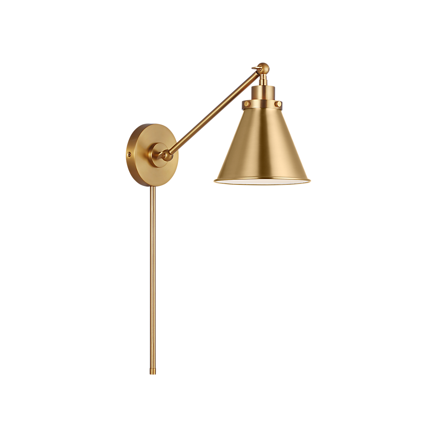Visual Comfort Wellfleet One-Arm Cone Sconce