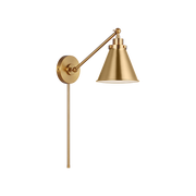 Visual Comfort Wellfleet One-Arm Cone Sconce