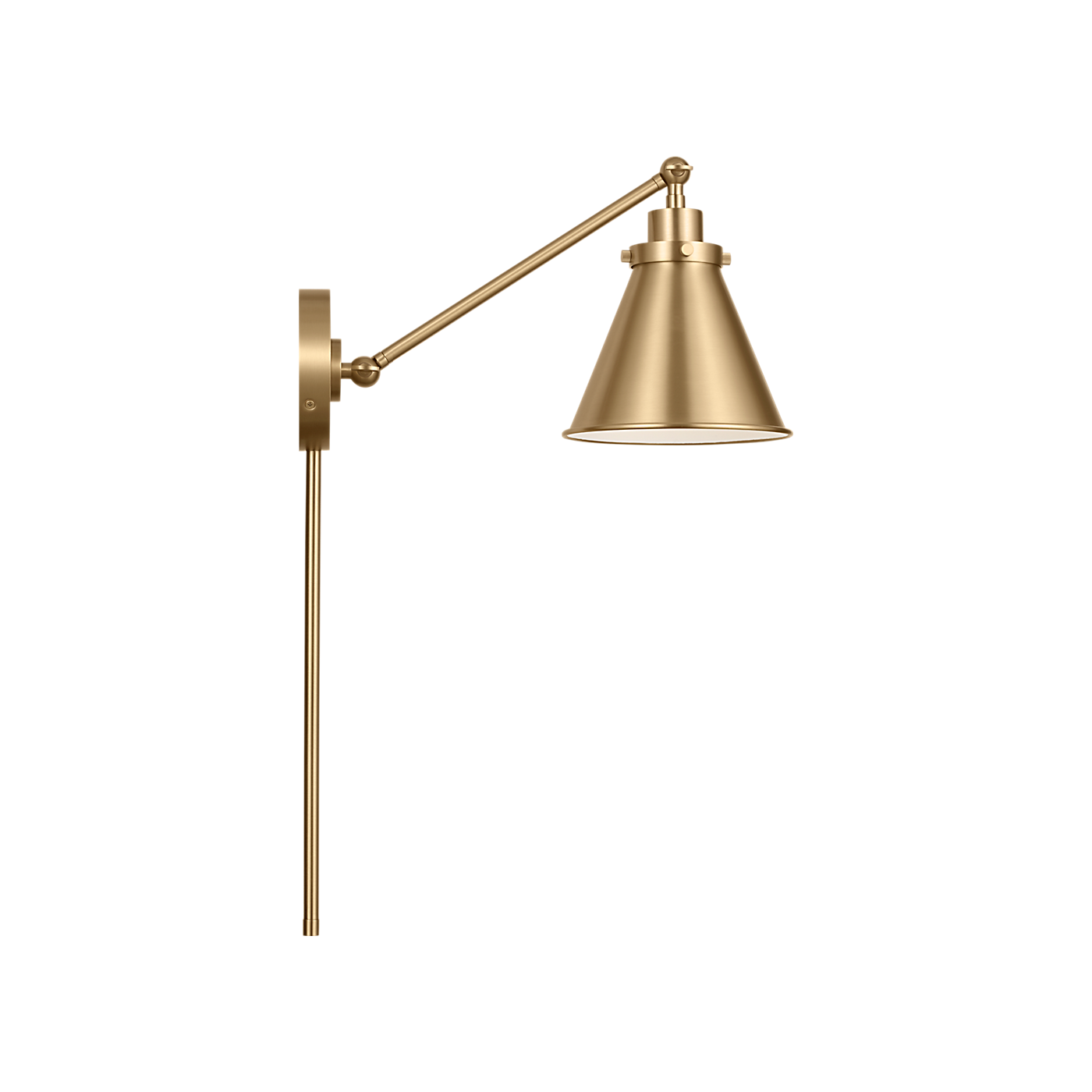 Visual Comfort Wellfleet One-Arm Cone Sconce